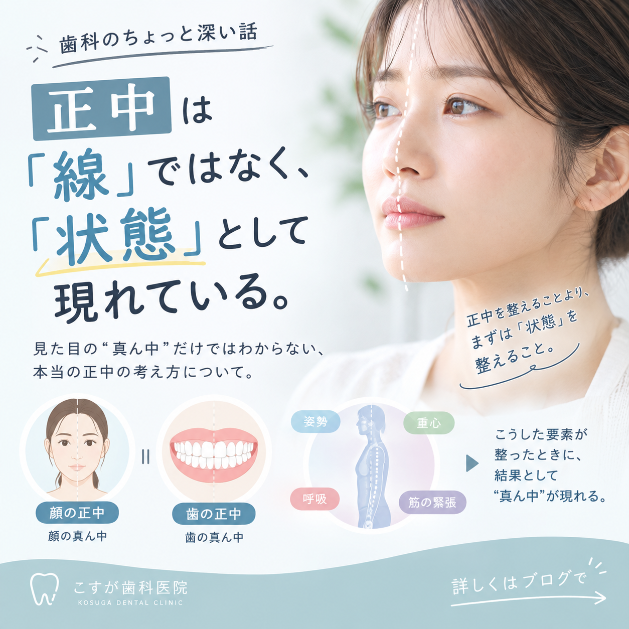 「正中は“線”ではなく“現象”である」